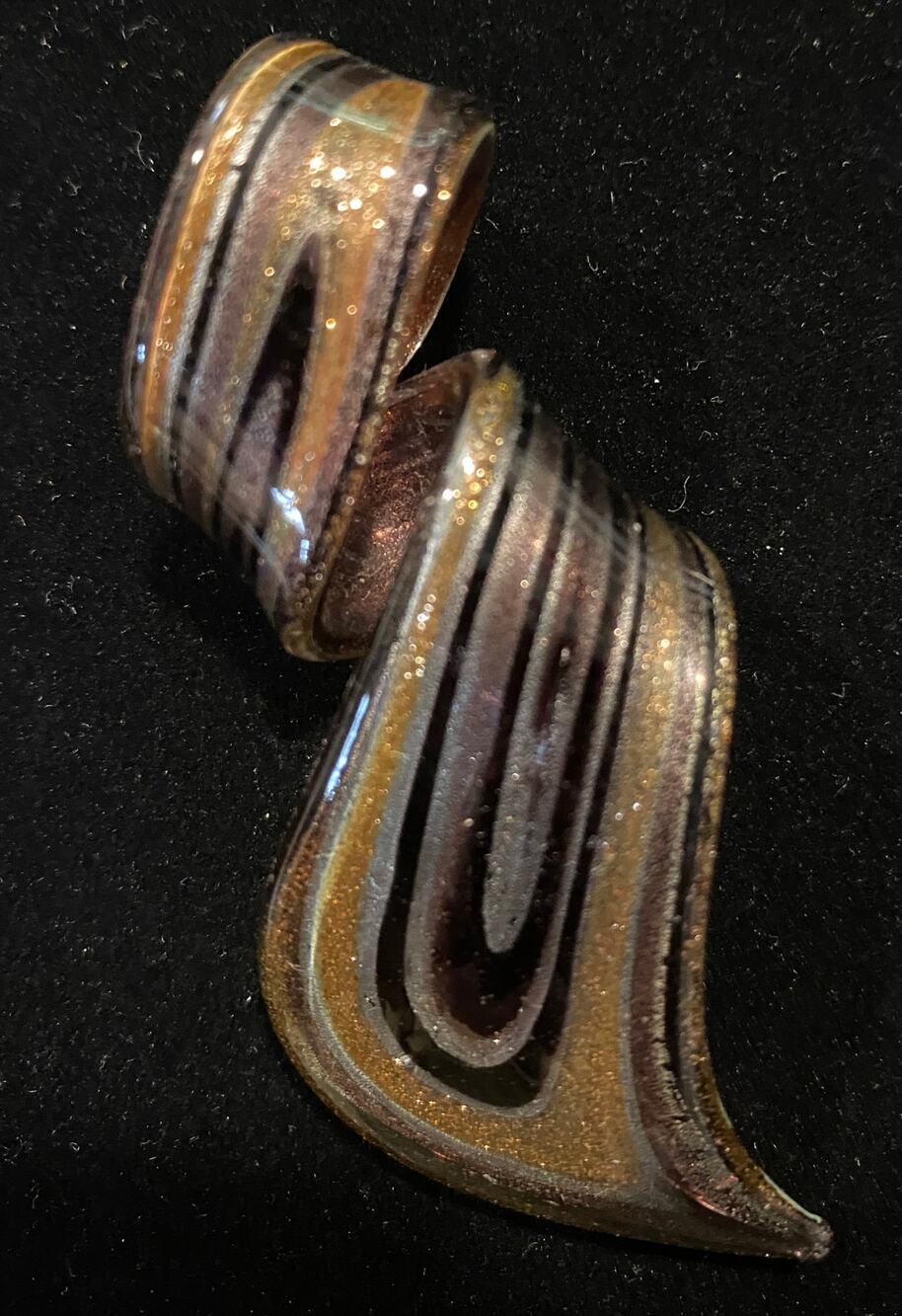 Murano Glass Pendant Hand Blown Venetian Art Glass